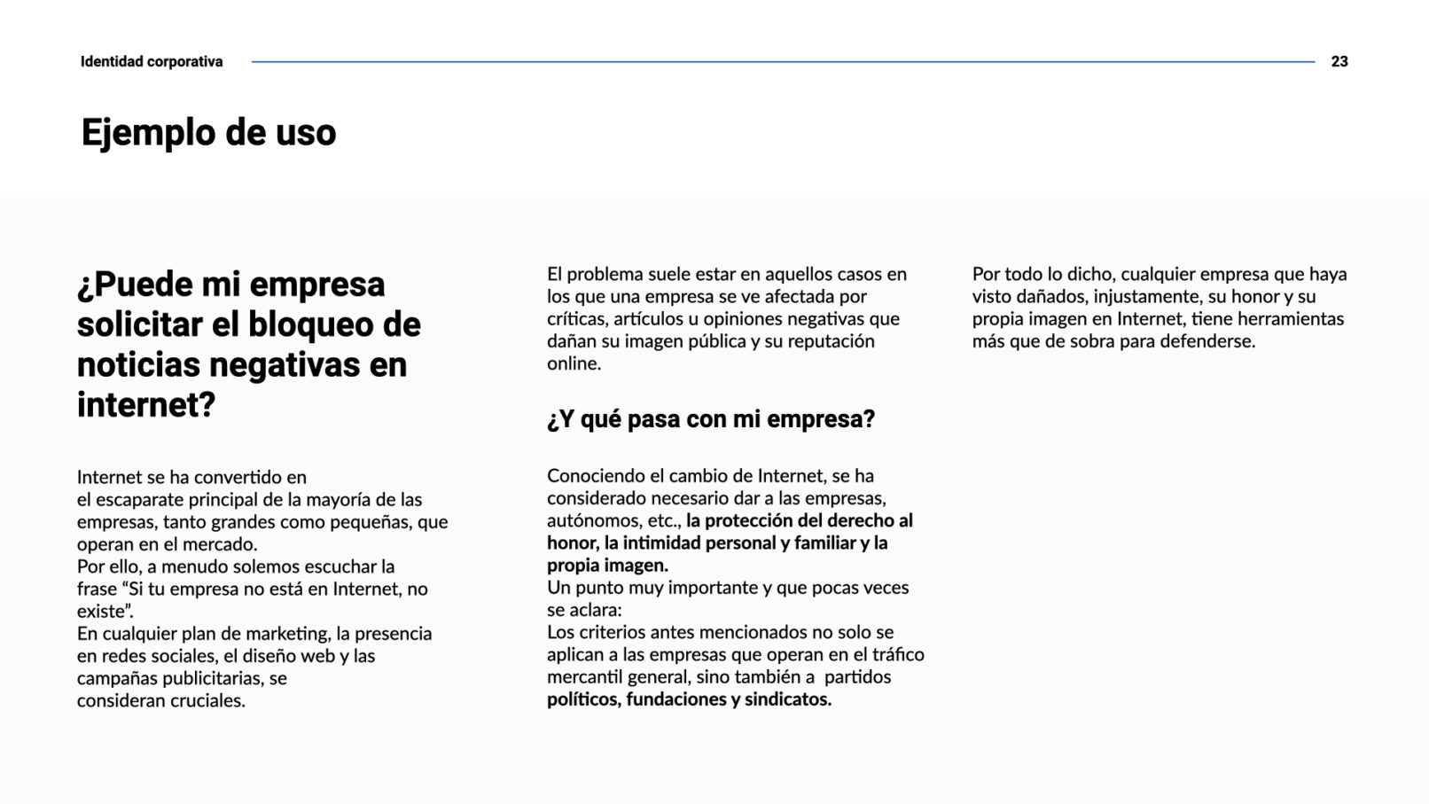 Te borramos - identidad corporativa